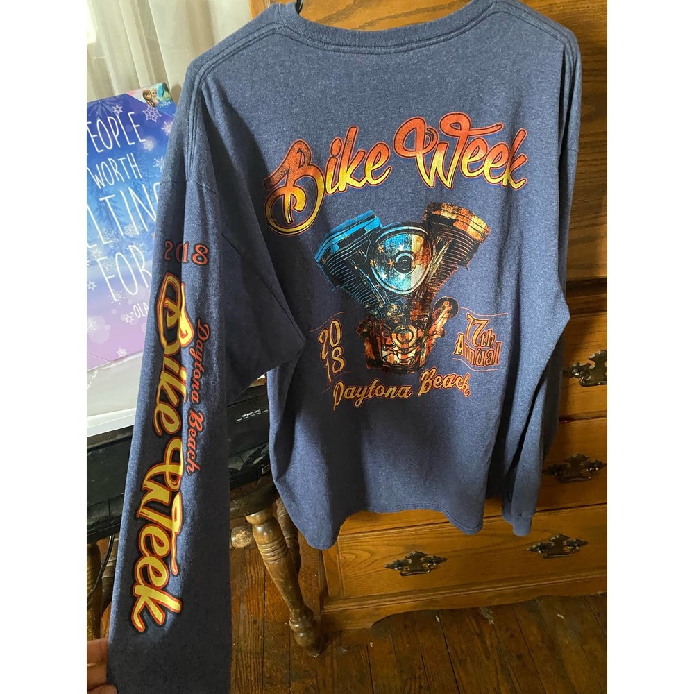XL Daytona Beach Bike Week long sleeve